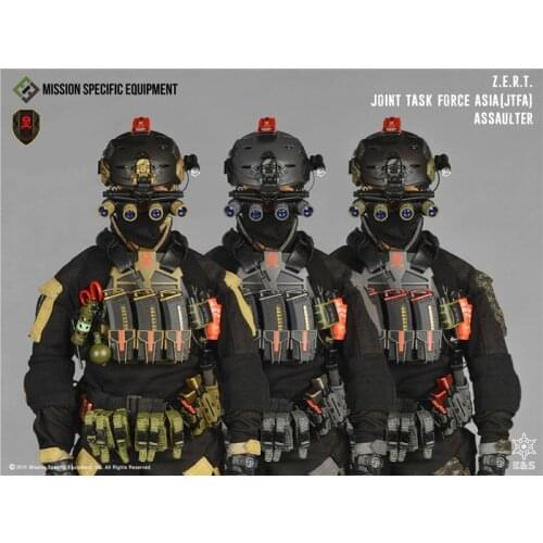 Easy&Simple 1/6 Z.E.R.T Joint Task Force Asia-Assault Collection Action Figure for Fans Holiday Gift