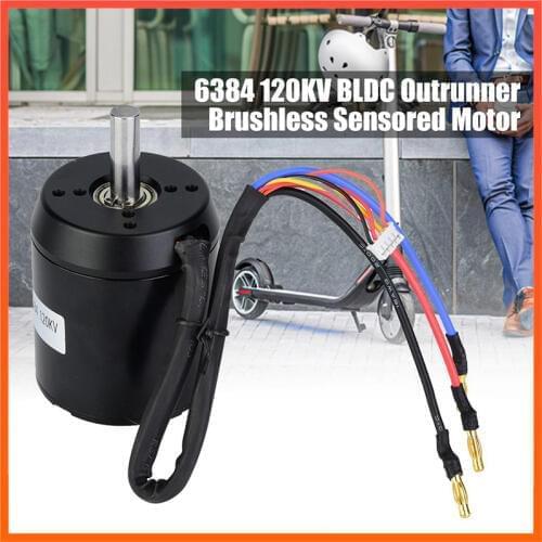 6384 120KV BLDC Electric Scooter Hub Strong Power Waterproof Dustproof Brushless Motor For Electric Scooter Accessories