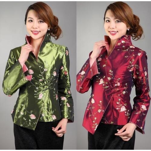 Jackets for elderly women Chinese style autumn winter jacket for woman 2018 kimono jacket middle age clothing AA4356