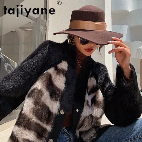 Coats Jackets and Women Real Fur Coat Winter 2021 Woman 100% Wool Jacket Female Sheep Fur Coats Clothes Casaco TN857