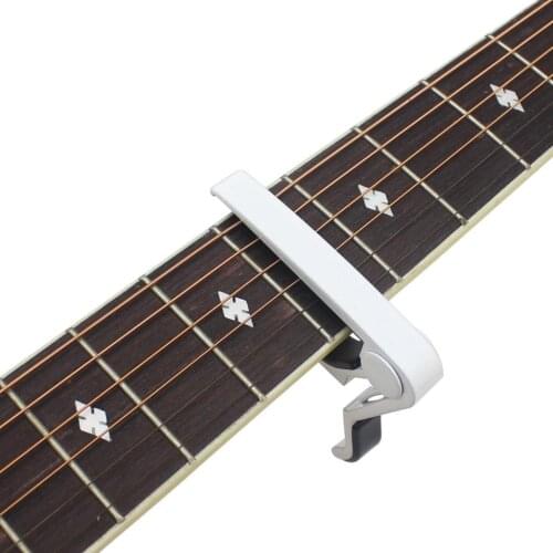 Small Zinc Alloy Guitar Capo Key Clamp Stringed Instruments for Guitar Bass Mandolin Ukulele Quick Release