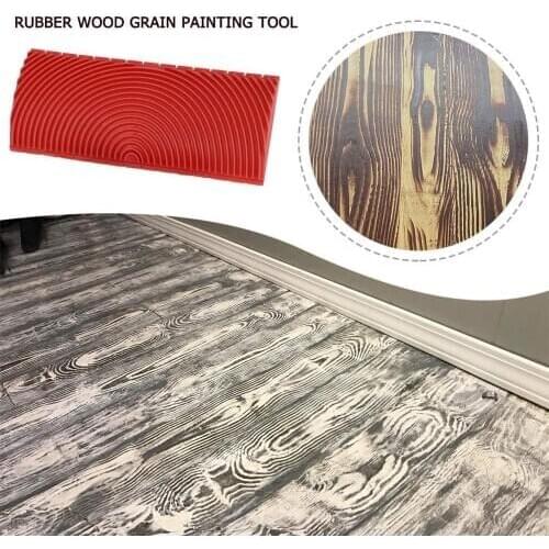2PCS/set (3-Inch 6-Inch)Imitation Wood Grain Paint Roller Brush Wall Texture Art Painting Tool set
