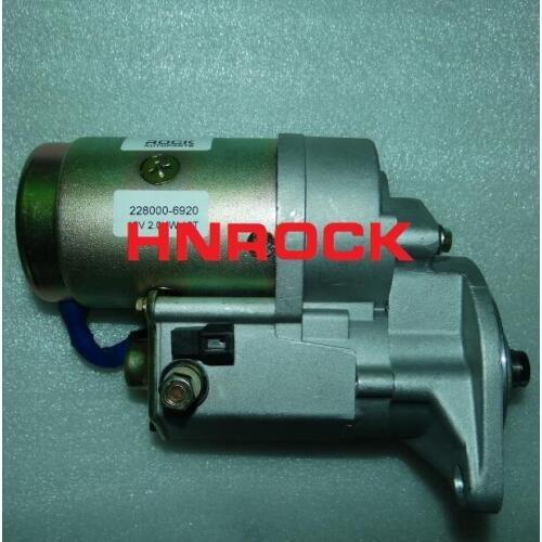 NEW STARTER MOTOR 228000-6920 228000-6921 2280006920 2280006921 6670727 18447 FOR BOBCAT Compact Excavators