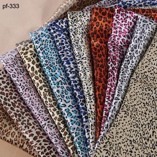 Polyester Leopard Print Cloth Shoe Cap wrapping towel lining stage clothing fabric