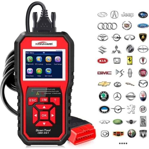 Professional ODB2 Scanner KW850 Code Reader Car Diagnostic Scanner Tool Code Scanner Diagnosis KW850 OBDII Engine Scanner Tools