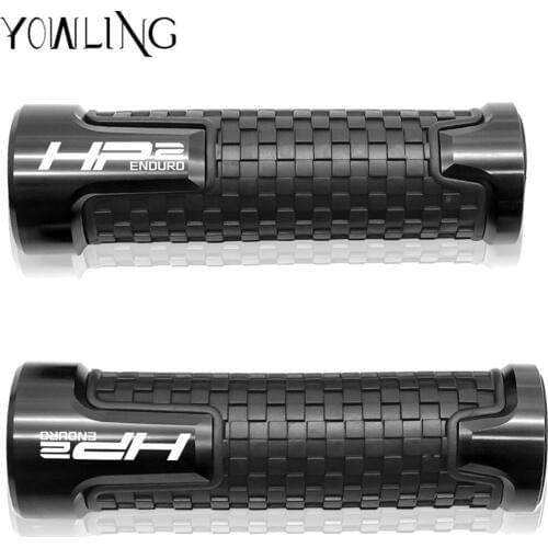FOR BMW HP2 Enduro 2005 2006 2007 2008 7/8" Motorcycle CNC Rubber Handlebar Hand Grips Bar End Gel Grip