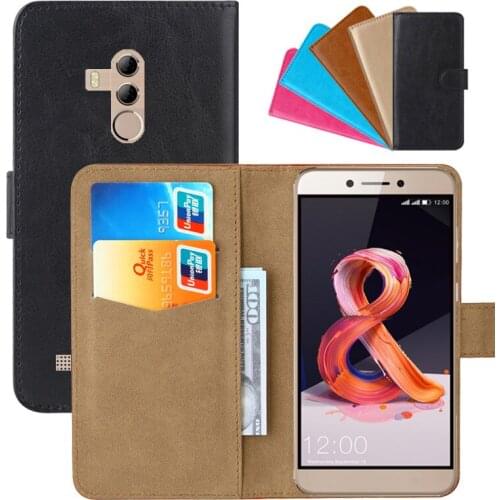 Luxury Wallet Case For Leagoo T8/T8s PU Leather Retro Flip Cover Magnetic Fashion Cases Strap