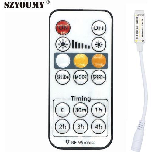 SZYOUMY Led controller mini 16Key RF Wireless Timing Adjust controller DC5-24V for led strip llight
