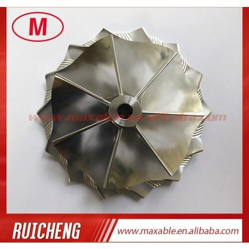 GTX3584 451470-0001 66.30/84.00mm 7+7 blades turbocharger billet/milling/aluminum 2618 compressor wheel for Racing