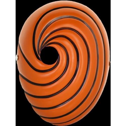 Creative Japan Cartoons Mask Tobi Obito Akatsuki Ninja Madara Uchiha Masquerade Cosplay Full Face Resin Party Mask