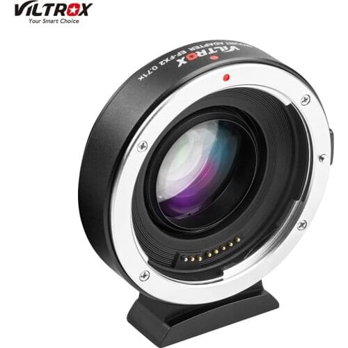 Viltrox EF-FX2 Auto Focus Lens Mount Adapter Ring 0.71X Focal Length for Canon EF/EF-S Lens to Fuji X-Mount Mirrorless Cameras