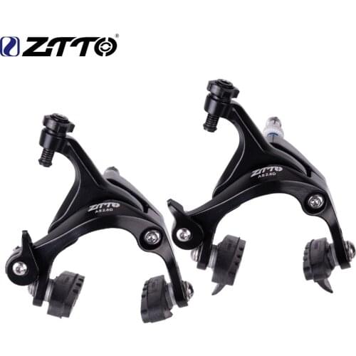 ZTTO 1 set Road Bicycle AS2.6D Dual Pivot Calipers Bicycle Brake for Road Bike Folding Bicycle BMX Front Rear Caliper vs 105
