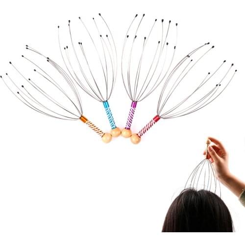 1pcs Octopus Claw Massager Tool Head Massager Head Scalp Neck Equipment Stress Release Relax Massage Tens Pain Relief Head Care