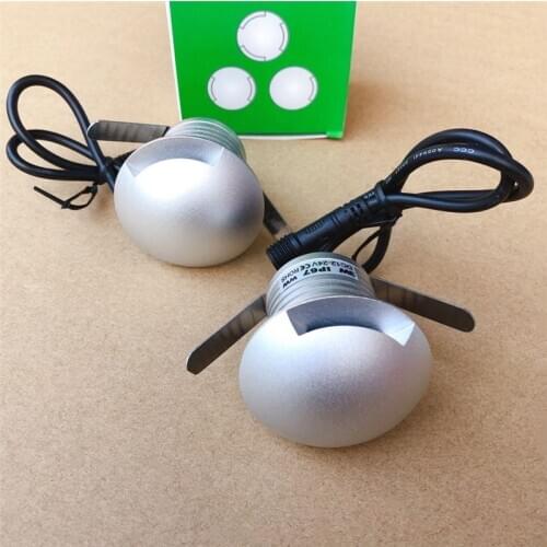 3W LED Underground Light Outdoor Landscape Lighting DC12V/24V IP67 Recessed Spotlight Kit Patio Pavers LED Floor Deck Stair Lamp
