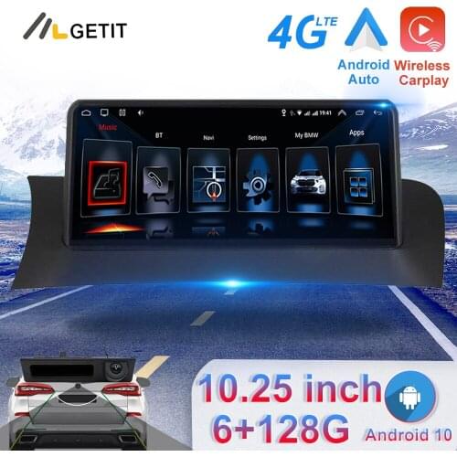 10.25" Screen IPS 4G Android 10 6G+128G Car multimedia player for BMW X3 F25 X4 F26 CIC NBT System Radio GPS