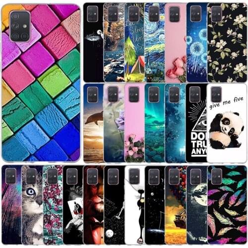 Case for Samsung Galaxy A71 Case Cover Silicone Phone Case for Samsung A71 Cover Case Candy Funda for Samsung Galaxy A71 Coque