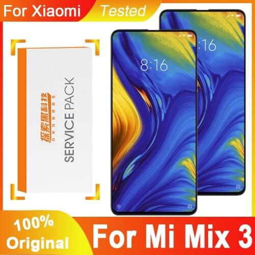 AAA / Original 6.39'' Display Replacement For Xiaomi Mi Mix 3 LCD Touch Screen Digitizer Assembly For Xiaomi Mix 3 M1810E5A LCD