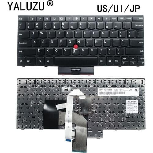 UI/US/JP With Mouse Pole Black New English Laptop Keyboard For Lenovo E220 E220S E11 E12 E125 S220 X131 X121E X130E E120