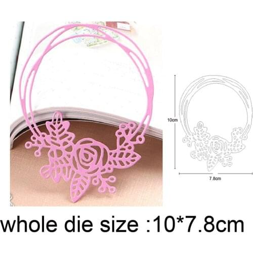 Metal cutting dies cut die Mold Christmas wreath decoration Scrapbooking dies craft paper knife mould blade punch stencils dies