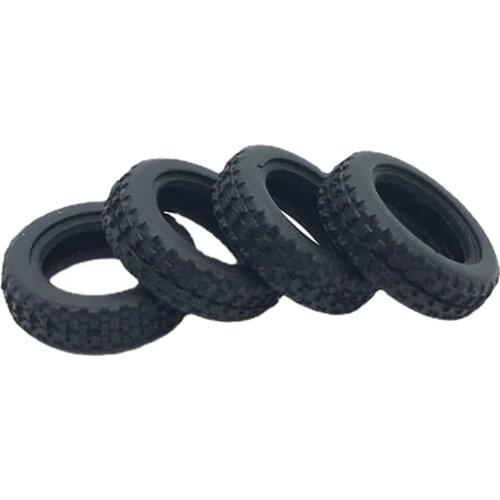 4pcs Off Road Car Rubber Tires Set for WLtoys K969 K999 1/28 4WD Short Course Car Hobby Model Parts