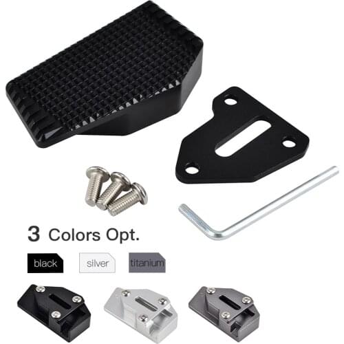 NICECNC Foot Enlarge Rear Brake Pedal Lever Extension Support For Ducati 696 796 795 M1100 Handlebar Riser Mount Clamp