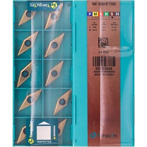 Original VBMT160404-MT TT5080 Carbide Inserts Milling Insert Lathe CNC Tools For Turning Insert