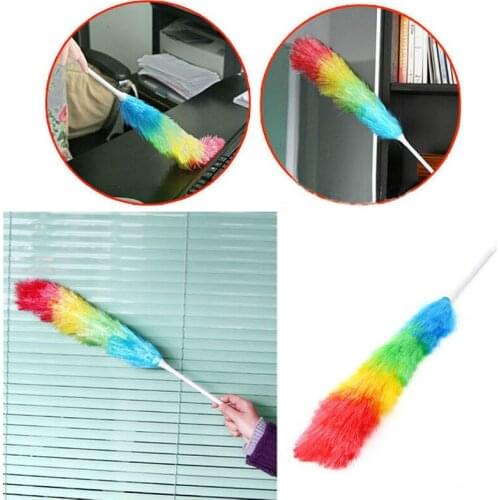 Colorful Magic Dusters Home Office Clean Anti Static Ultrafine Duster Handle Cleaner Brush Tools