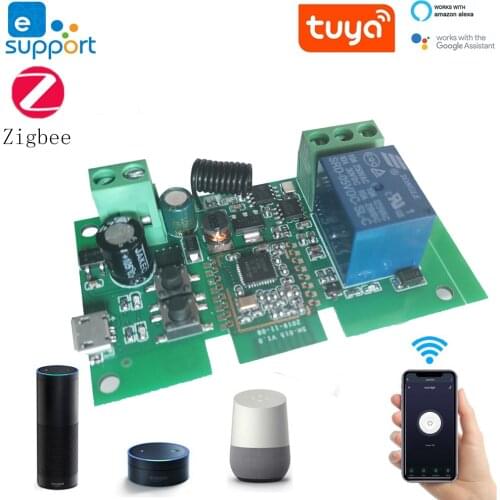 DC5-32v Ewelink ZigBee Relay Module Remote Control Light Switch Work With Alexa Google Home Sonoff/Tuya Smart Hub Gateway Bridge