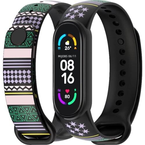 Strap for Xiaomi Mi Band 5 6 Wristband Bracelet Mi Band 6 Strap for Mi Band 5 Pulseira Wrist Belt Miband 5 Correa Replacement