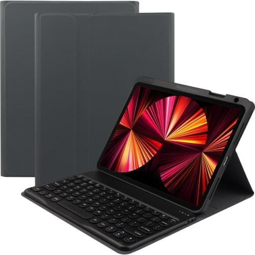 Smart Tablet Ipad Bluetooth Keyboard Male Pro11 Digital Keyboard Protective Cover Air Round Hat Retro Leather Case Gift Female