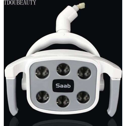 TDOUBEAUTY Dental LED Oral Light Lamp For Dental Unit Chair 8-Level Adjustment Sensor Lamp Ceiling Type Oral Light Free Shipping