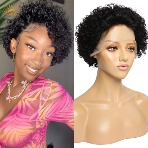 Часть Парики Шнурка Sunlight Human Hair China At AliExpress