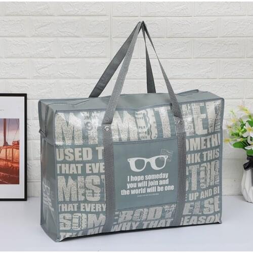 Thicken Quilt Organizer Storage Bag Luggage Bags Portable Shopping Travel Moisture Proof Package Clothes Students