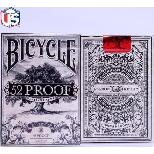Bicycle 52 Proof Playing Cards Ellusionist Whiskey Deck USPCC Collectible Poker Magic Card Games Magic Tricks Props