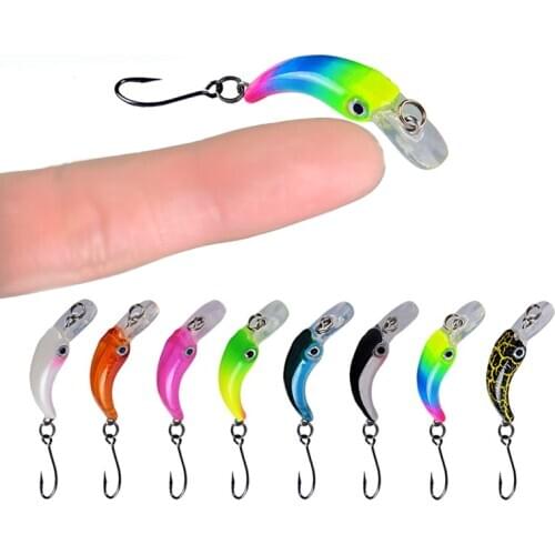 Wobblers Jerkbait 8 Colors 3.8cm 1.5g Hard Bait Small Minnow Crank Fishing lures Bass Fresh Salt Water Tackle Sinking Lure Mini