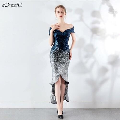 High Low Cocktail Party Dress Elegant Vestido de Fiesta Gradient Party Dress Formal Prom Dress YNY-16173