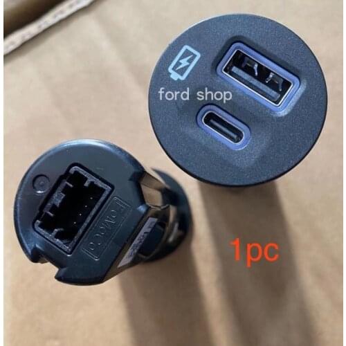 1pc cigarette fast charging port for Ford Mondeo Edge Taurus KUGA Focus