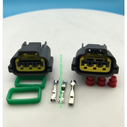 10/30/100 pcs 3pin Ignition Coil Connector Plug Harness clips Case