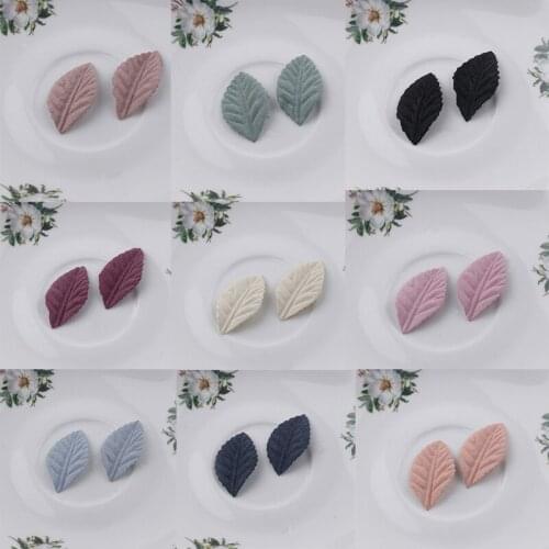 50Pcs/lot 3.5cmNew Autumn Color Leaves Artificial Flower DIY Handmade Wreath Scrapbook Wedding Home Decoration Gift Fake Flower