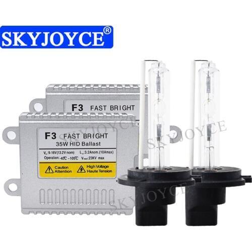 AC 35W H7 HID Kit 12V F3 HID Ballast 4300K 6000K H1 H7 H11 9005 9006 Single Beam AUTO Bulb Fast Bright 35W HID Kit Headlight
