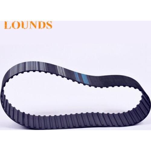Free Shipping 540H100 teeth 108 Width 25.4mmmm=1" length 1371.60mm Pitch 12.7mm 540 H 100 T Industrial timing belt 2pcs/lot