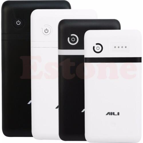 Mobile Power Bank Box USB 3.6V 5V 6V 9V 12V 6 x 18650 Battery Charger Adapter