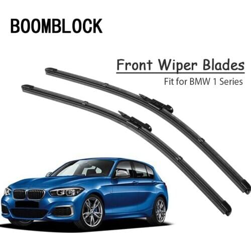 BOOMBLOCK 2pcs Car Accessories Windshield Rubber Original Wiper Blades Arm Kit For BMW F20 F21 E87 E82 E81 BMW 1 Series