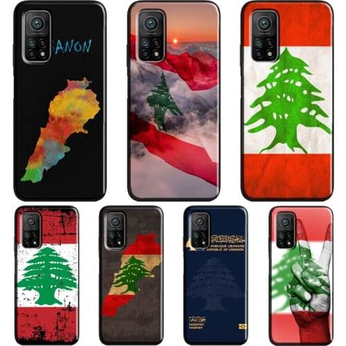 Lebanon Flag Map For Xiaomi Mi 11 Ultra Note 10 Lite Mi 9T 10T Pro A3 Coque For POCO X3 Pro M3 F1 F3 Case