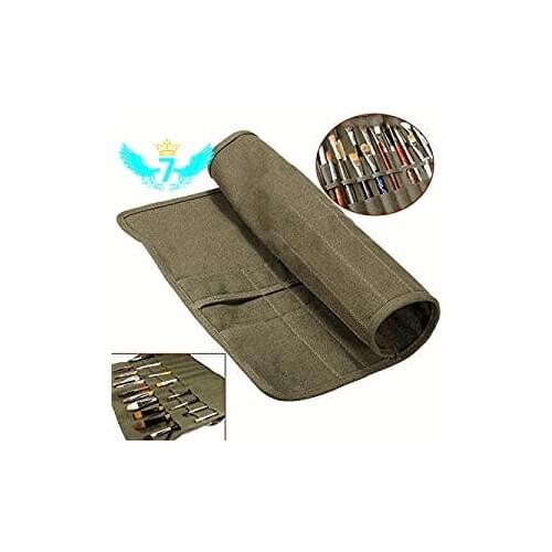 Mohoo Brush Bag Artist Draw Pen Watercolor Roll Up Canvas Oil Paint Brush Cases Holder Paint Brush Cases HTML