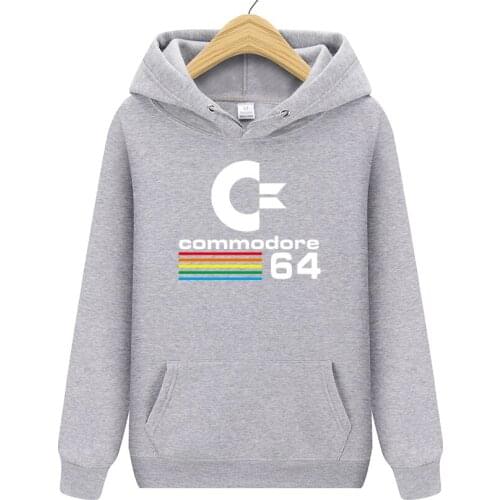 New Mens Fashion Hoodies Hoody Commodore 64 Hoodies Fashion Printing Casual Sweatshirts Men Hoody 13 Colors