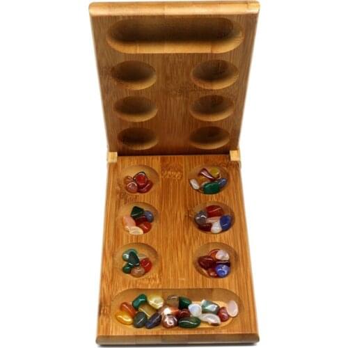 Thinking Puzzle Game Particles Returning African Gem Chess Mancala Children Board Strategy Game Kids Toys