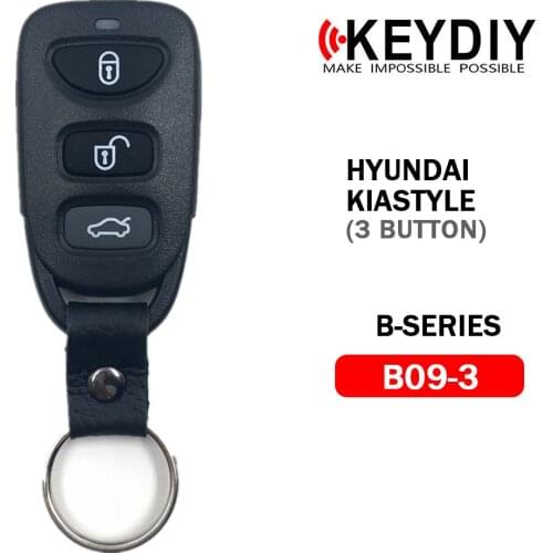 KEYDIY KD B09-3 For KD900/KD-X2 Key Programmer KDMINI B Series Remote Control for KIA/Hyundai Style,5pcs/lot