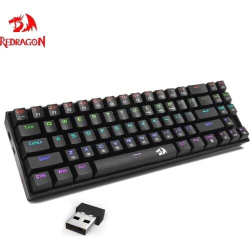 Redragon Deimos K599-KRS Wireless Mechanical Gaming Keyboard 60% Compact 70 Key Tenkeyless RGB Backlit Computer Keyboard with