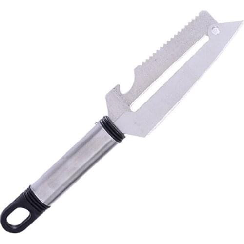 Kitchen stainless steel peeler bottle opener Multi-functional fruit knife peeler plow melon fruit knife
